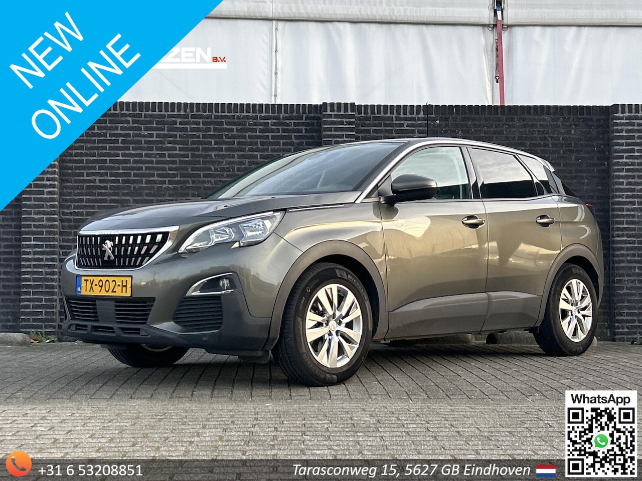 Peugeot 3008 - 1.2 PureTech Blue Lease Executive | Leder | Climate | Cruise | Navi | Camera | APK 08-2026 - AutoWereld.nl
