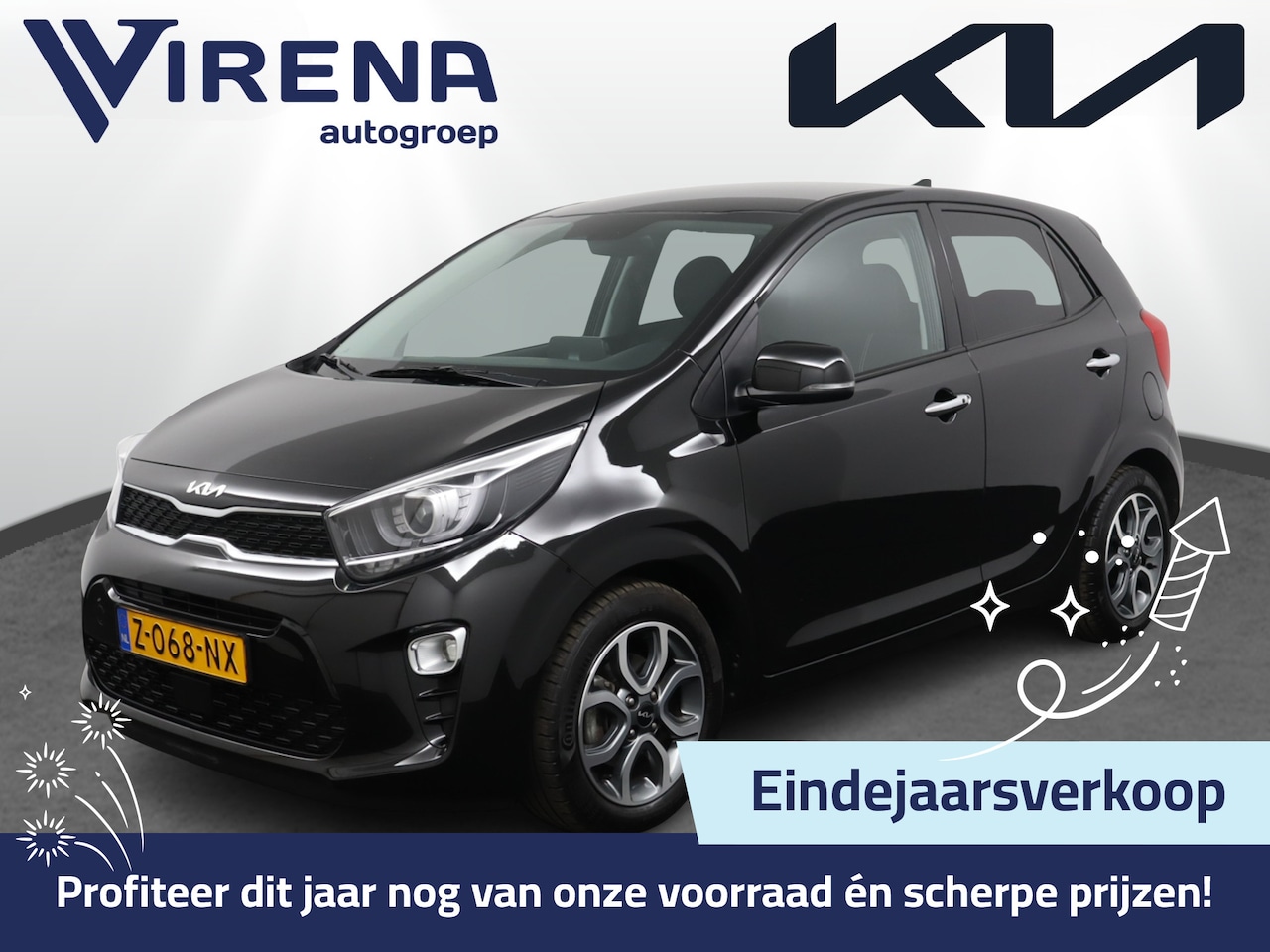 Kia Picanto - 1.0 DPi DynamicPlusLine - Cruise Control - Navigatie - Climate Control - Lichtmetalen Velg - AutoWereld.nl