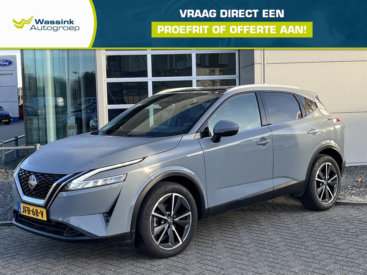 Nissan Qashqai - I Business Design Mild-Hybrid 158pk Xtronic I Adaptive Cruise Control I Panoramadak I Trek - AutoWereld.nl