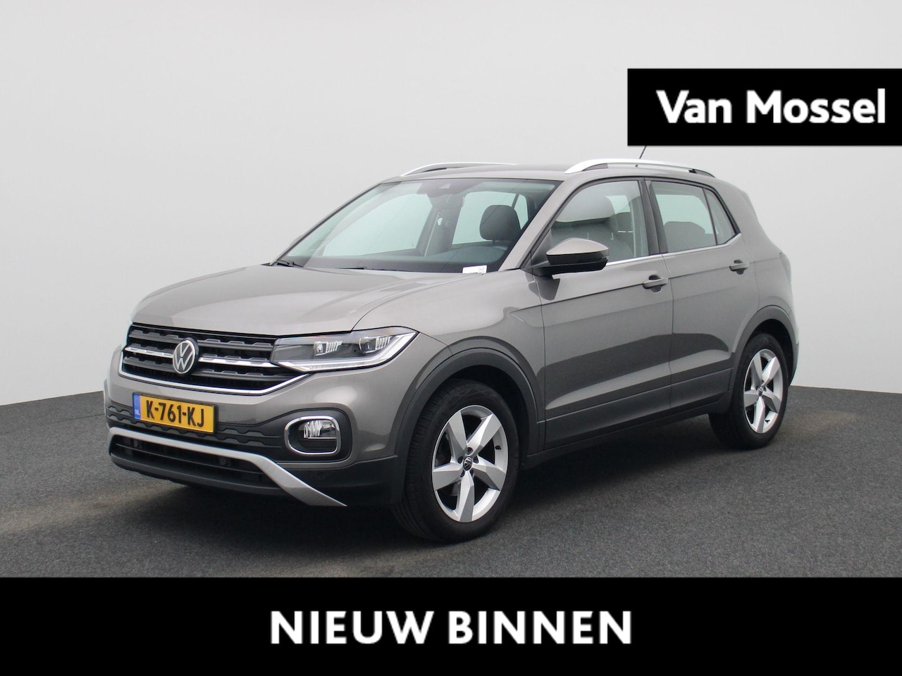 Volkswagen T-Cross - 1.0 TSI Style | 115PK | Automaat | Climatronic (Automatische Airco) | Limestone Grey | Par - AutoWereld.nl