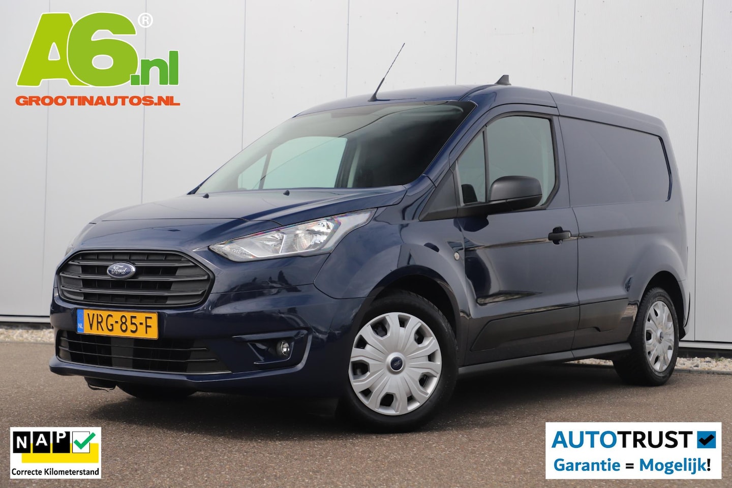 Ford Transit Connect - 1.5 EcoBlue L1 Automaat Hondenauto Ventilatie Achterin Hondentransport Radio Bluetooth Air - AutoWereld.nl