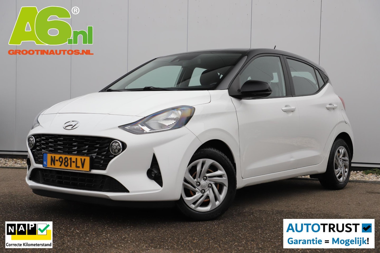 Hyundai i10 - 1.0 Comfort 5-zits Automaat Carplay Android Navigatie Airco Cruise Control LED - AutoWereld.nl