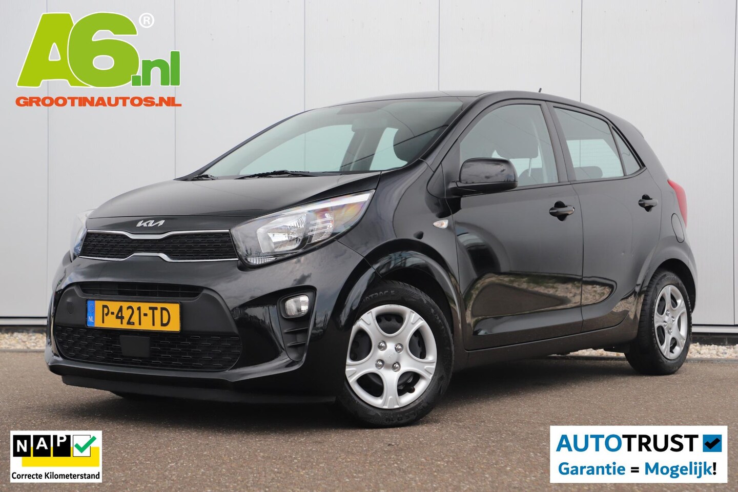 Kia Picanto - 1.0 DPi ComfortLine 5p Airco Radio Bluetooth Elektrische Ramen Cruise Control - AutoWereld.nl