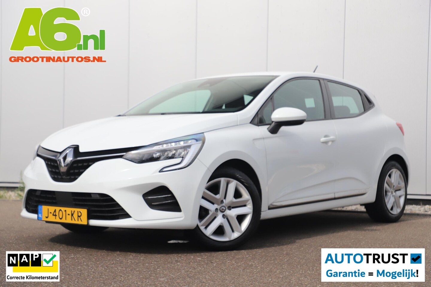 Renault Clio - 1.0 TCe Bi-Fuel Zen 101PK Navigatie Carplay Android Airco Cruise Control Lane Assist Parke - AutoWereld.nl