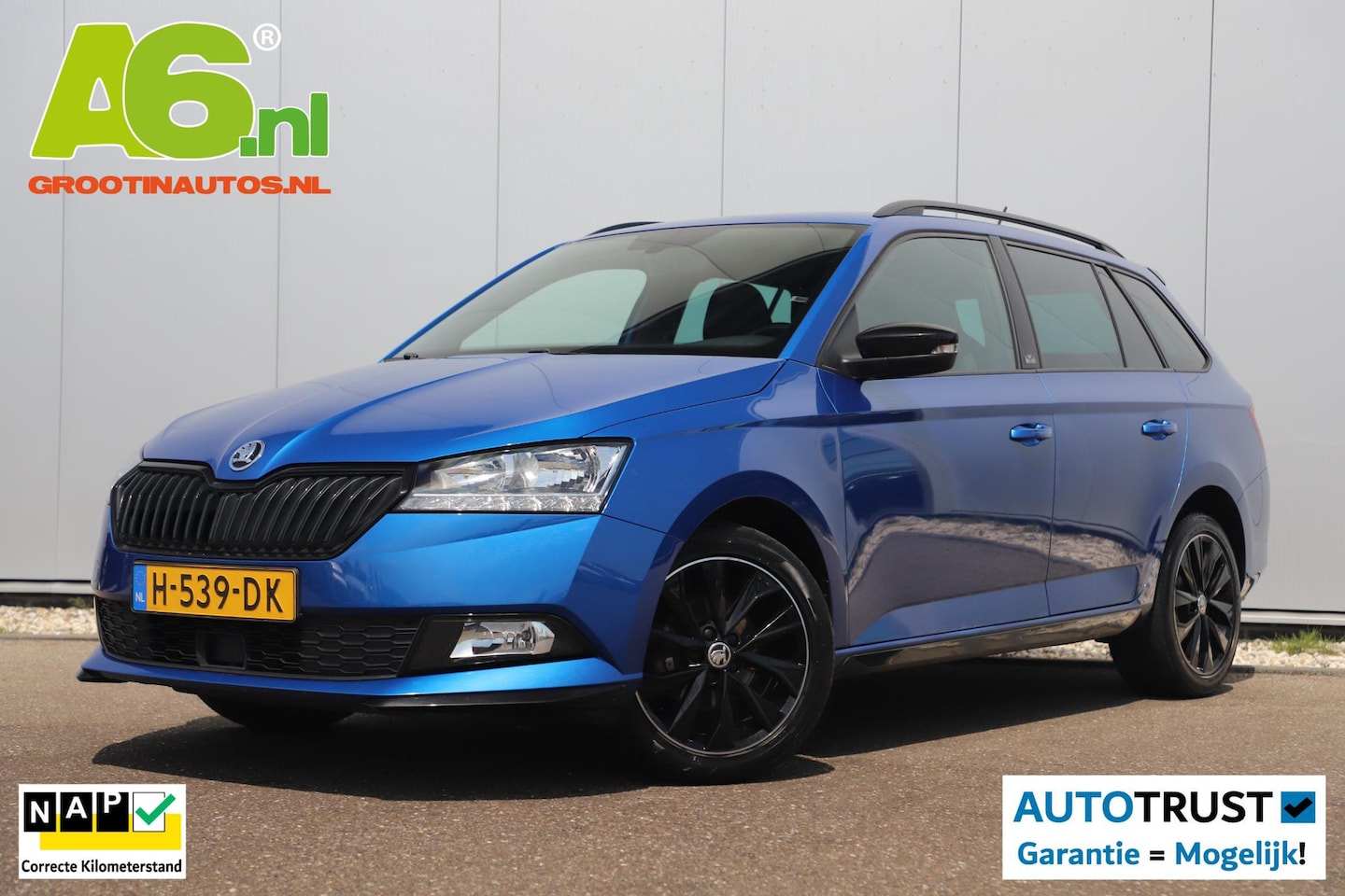 Skoda Fabia Combi - 1.0 TSI Monte Carlo 95PK Trekhaak 16 inch LMV Navigatie Clima Cruise Parkeersensor - AutoWereld.nl