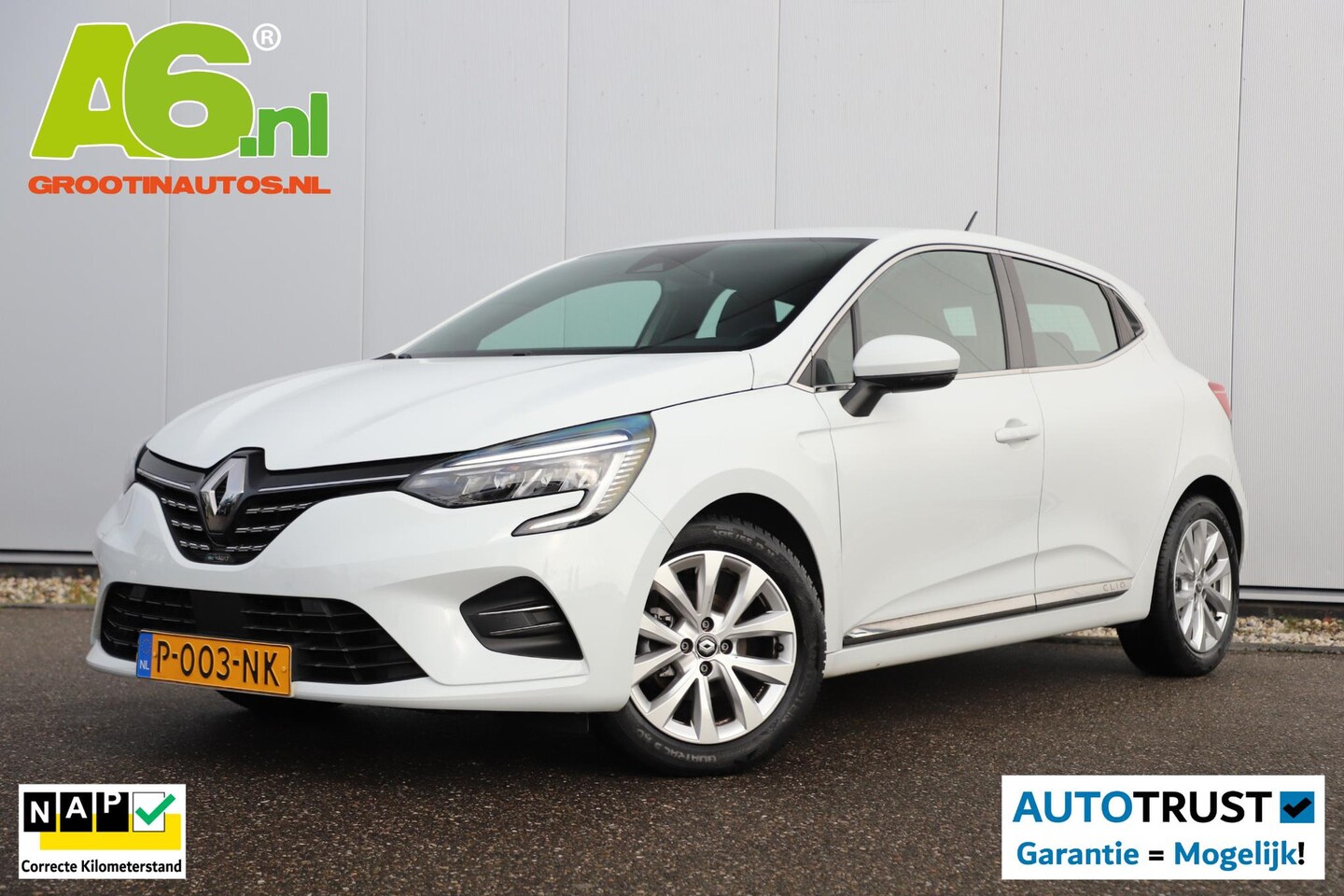 Renault Clio - 1.0 TCe Intens Half Leder LED 16 inch LMV Keyless Navigatie Achteruitrijcamera Sfeerverlic - AutoWereld.nl