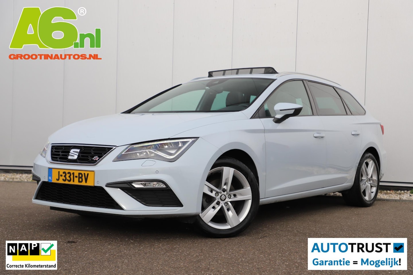 SEAT Leon ST - 1.0 TSI FR Ultimate Edition Virtual Cockpit Panoramadak 17 inch LMV Full LED Navigatie Ach - AutoWereld.nl