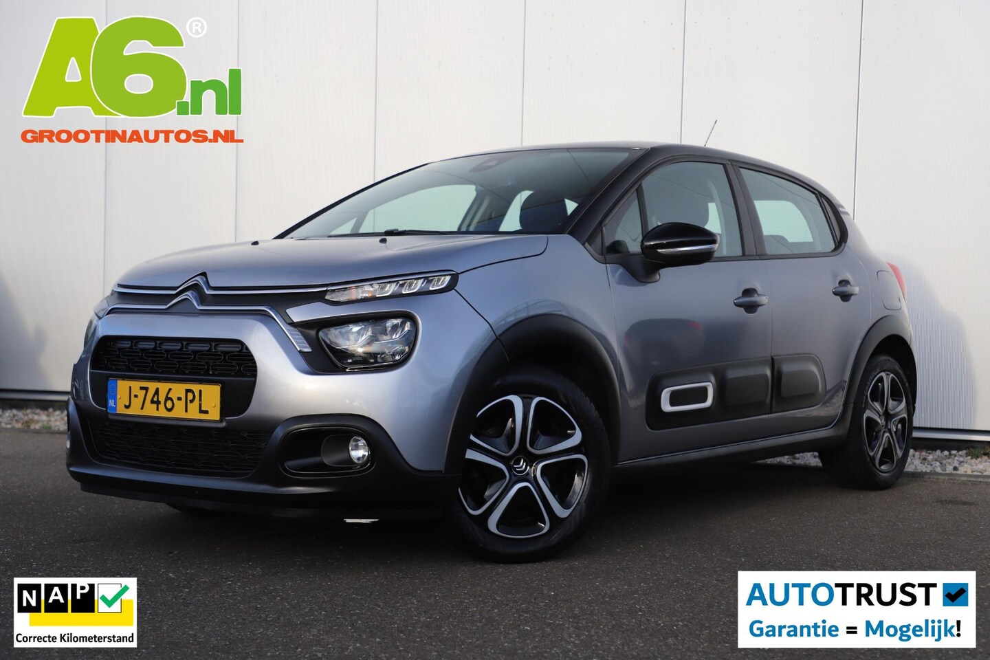 Citroën C3 - 1.2 PureTech Feel Navigatie Carplay Android Climate Cruise Control Rijstrooksensor Parkeer - AutoWereld.nl