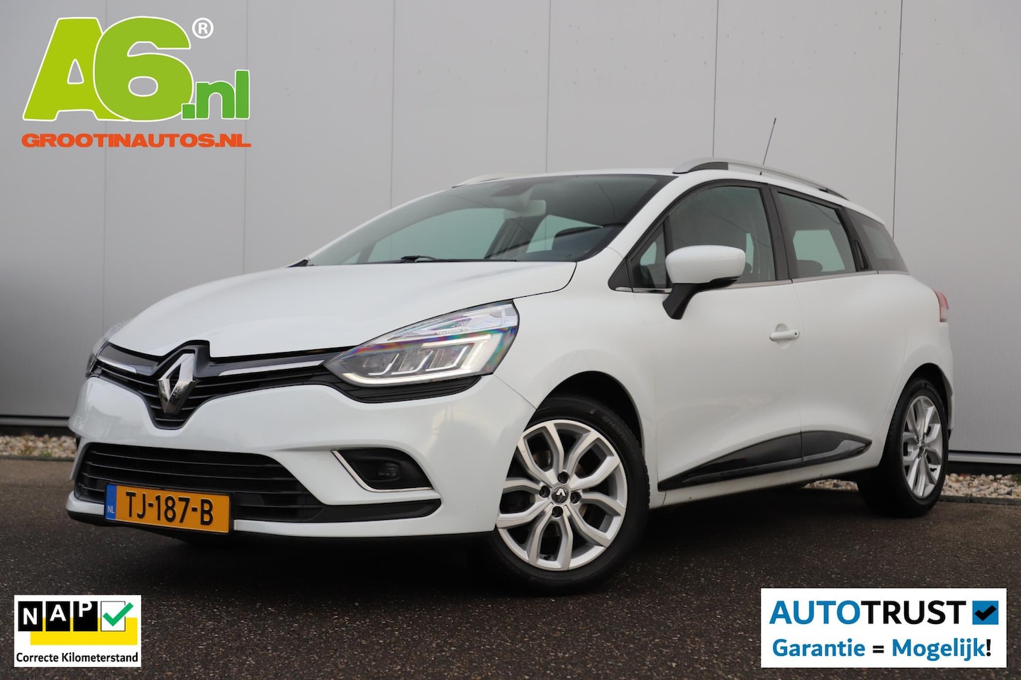 Renault Clio Estate - 0.9 TCe Intens Full LED 16 inch LMV Half Leder Climate Control Parkeersensor - AutoWereld.nl