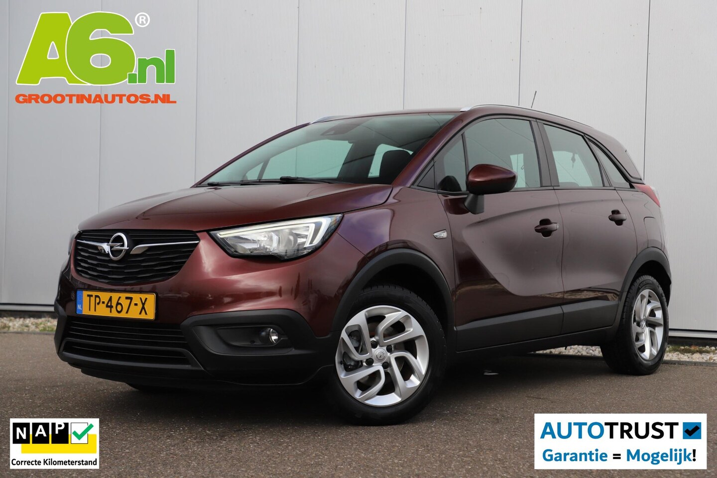 Opel Crossland X - 1.2 Turbo Innovation 16 inch LMV Navigatie Carplay Android Airco Cruise Control Parkeersen - AutoWereld.nl