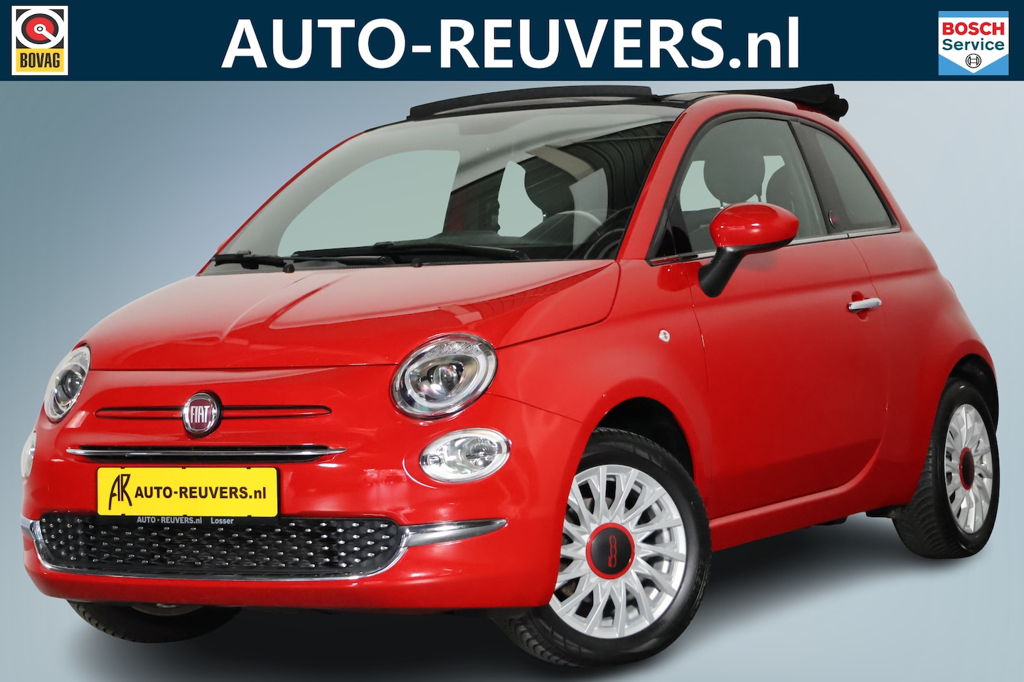 Fiat 500 - 1.0 Hybrid RED Opendak / Airco / Cruise / Carplay - AutoWereld.nl