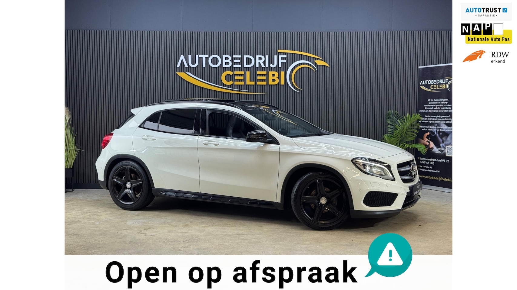 Mercedes-Benz GLA-Klasse - 180 AMG 2016 WIT FULL OPTION - AutoWereld.nl