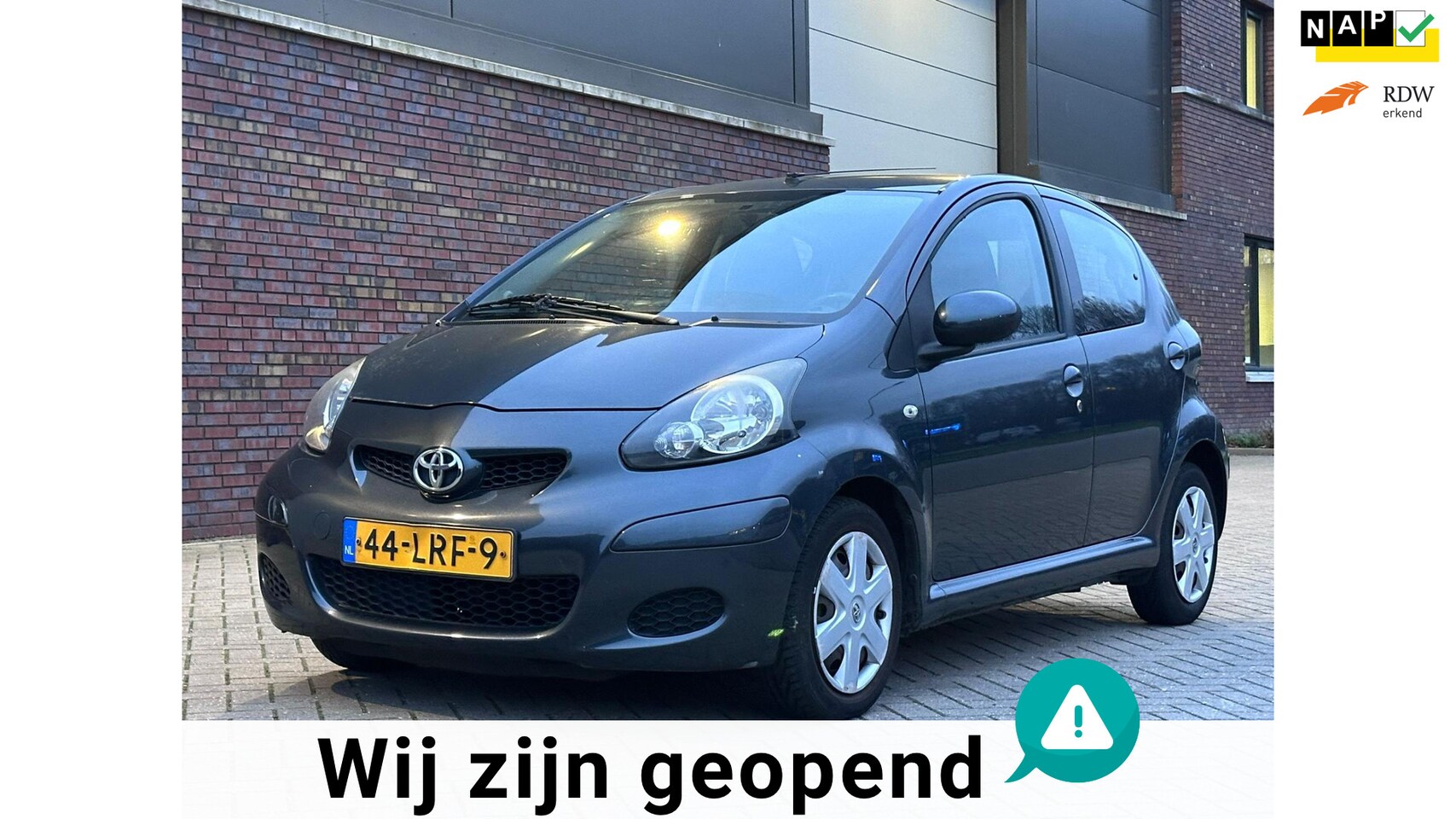 Toyota Aygo - 1.0-12V Comfort 1e Eigenaar*5DR*Airco*NAP*Elektrische ramen* - AutoWereld.nl