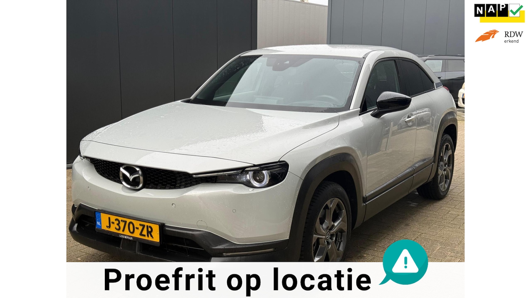 Mazda MX-30 - E-SkyActiv 145 First Edition 36 kWh SOH 95,13% Dealer Onderhouden! - AutoWereld.nl