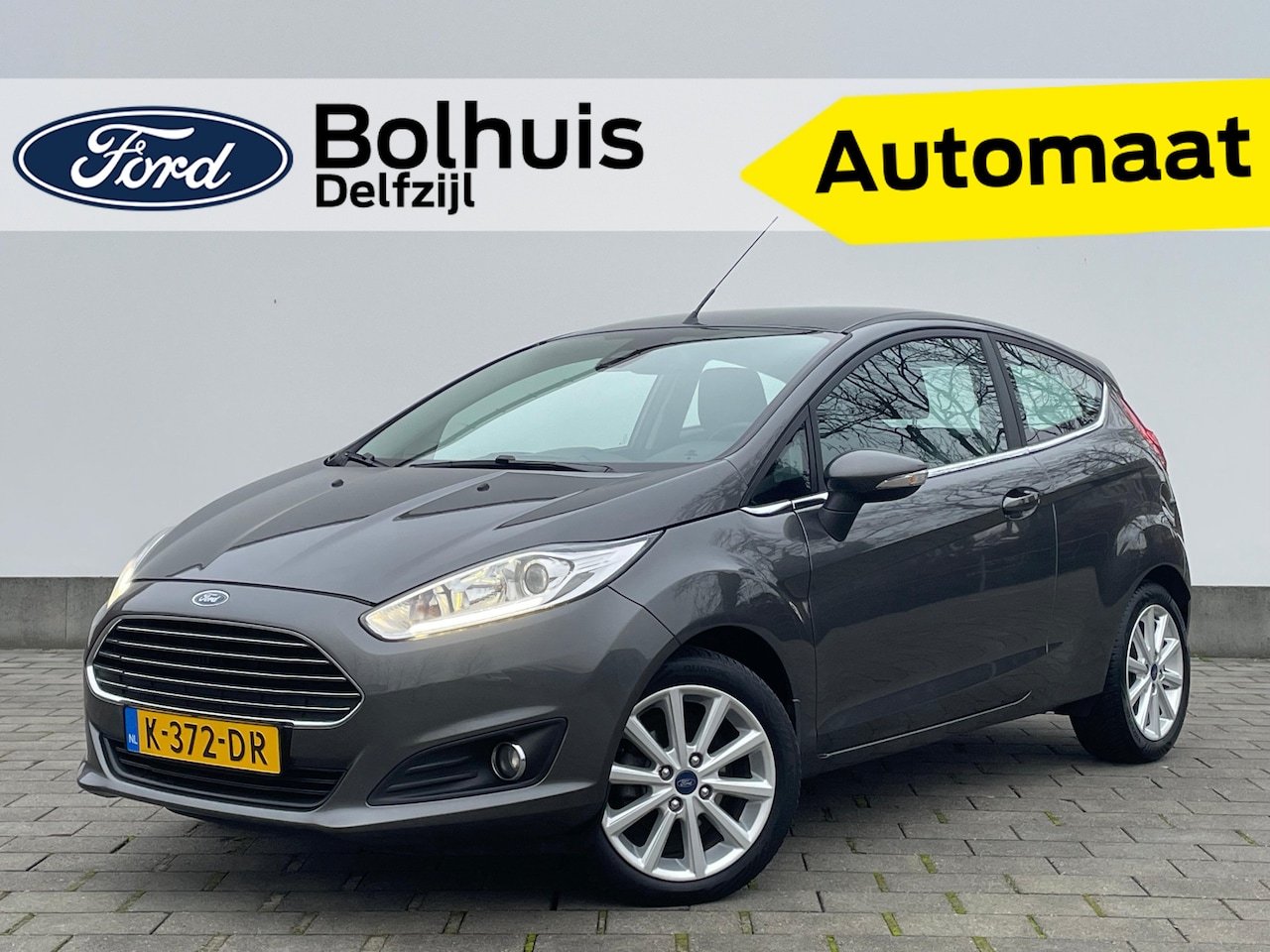 Ford Fiesta - EcoBoost Titanium | AUTOMAAT | Trekhaak | Winter Pack | Lederen Bekleding | 4 seiz. banden - AutoWereld.nl