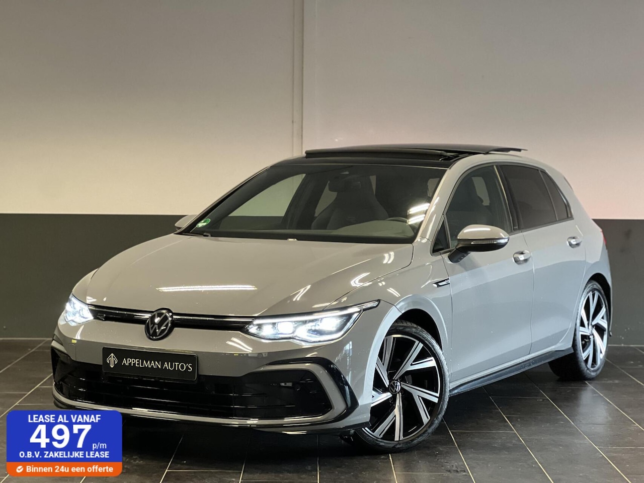 Volkswagen Golf - 1.5 eTSI Style 3 X R-Line |Trekhaak|Sfeer|Stuurverw.|Camera|Pano| - AutoWereld.nl