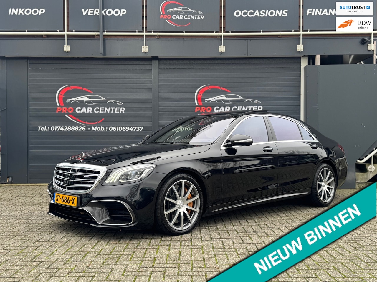 Mercedes-Benz S-klasse - AMG 63 4Matic+ Lang Premium Plus VOL OPTIE`S - AutoWereld.nl