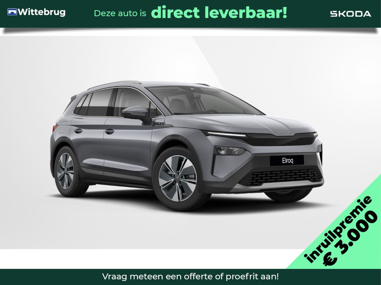 Skoda Elroq - 60 Business Edition Business upgrade pakket Clever / 19 inch Regulus / Lodge interieur / T - AutoWereld.nl