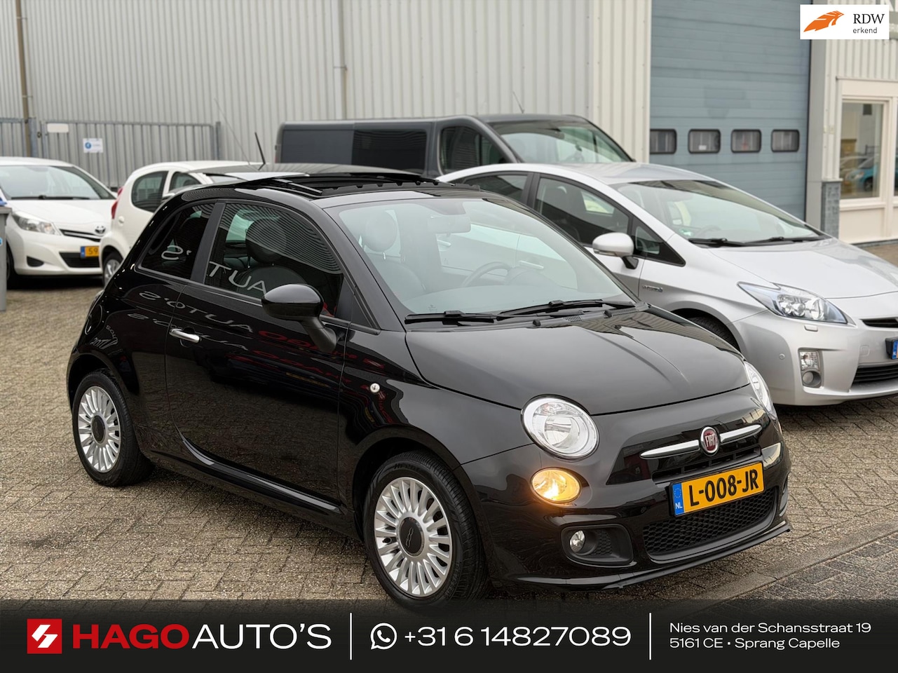 Fiat 500 - 1.2 Vintage '57 VIRTUAL/PANO/LEDER/CARPLAY/APK-AUG-2026! - AutoWereld.nl