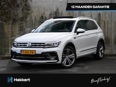 Volkswagen Tiguan - R-Line 2.0 TSI 4Motion 220pk Automaat LEDER | SCHUIF-DAK | 19''LM | TREKHAAK | ADAPT. CRUI