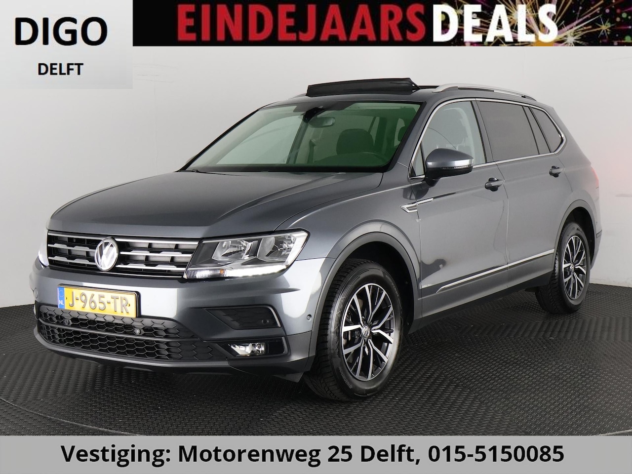 Volkswagen Tiguan Allspace - 1.5 TSI AUTOMAAT.7 ZITS.GARANTIE 10-2030* PANODAK .PDC V+A. APPLE/ANDROID. STOELVERWARMING - AutoWereld.nl