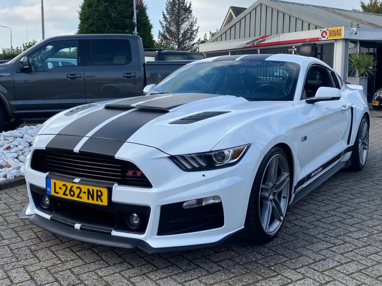Ford Mustang - 5.0 V8 GT Roush Stage 2 Wit 2015 Handgeschakeld - AutoWereld.nl
