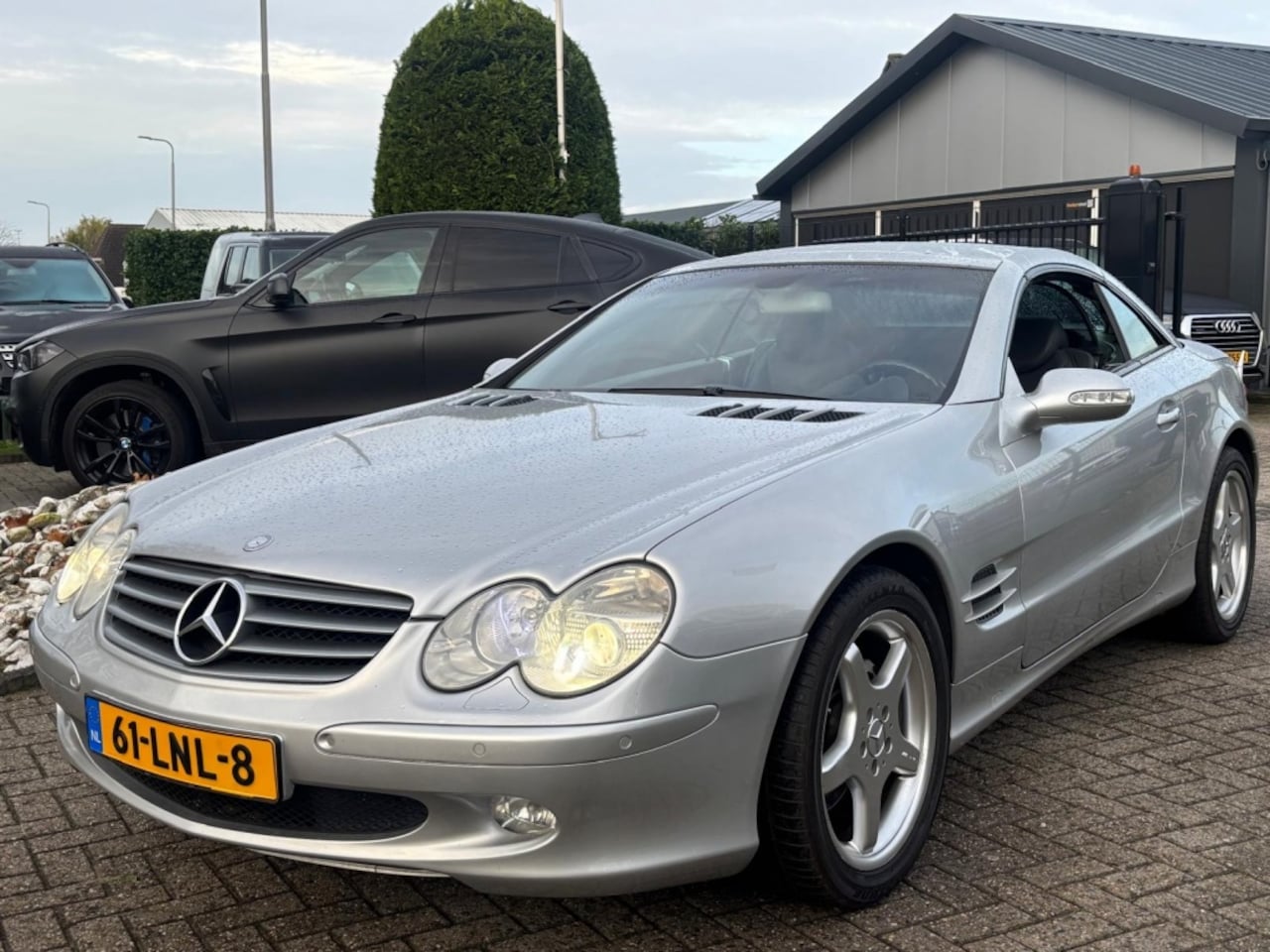 Mercedes-Benz SL-klasse Cabrio - SL500 V8 Benzine 2002 Grijs Youngtimer - AutoWereld.nl