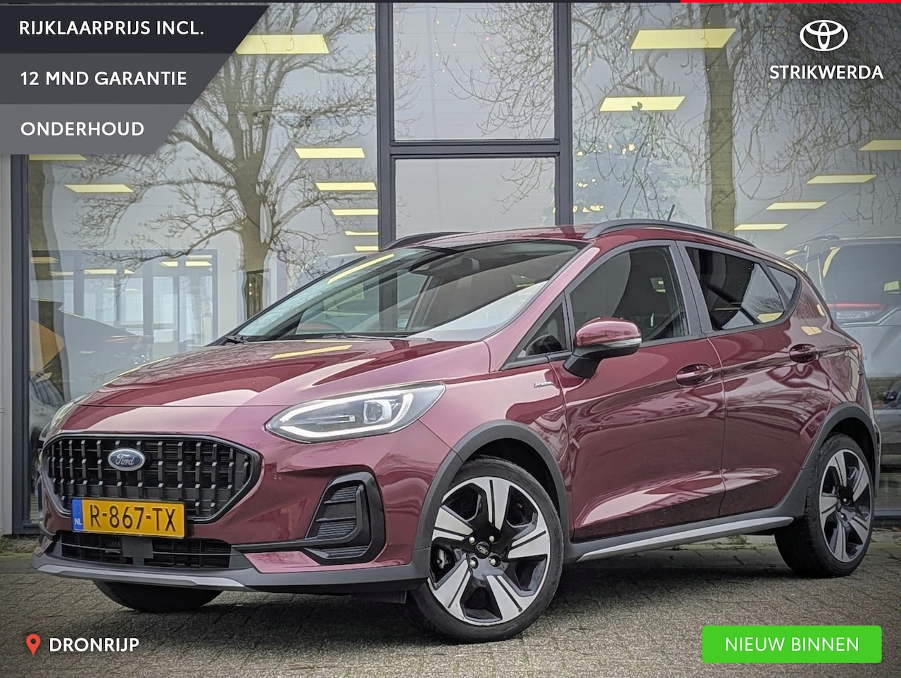 Ford Fiesta - 1.0 EcoBoost Hybrid Active X | Full Led | Automaat | Camera | Cruise control | Climate con - AutoWereld.nl