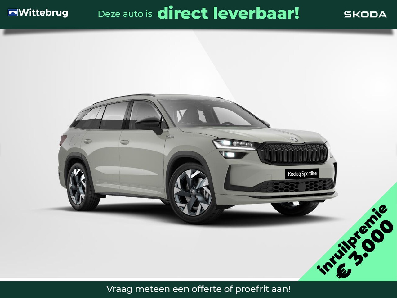 Skoda Kodiaq - 1.5 TSI MHEV Sportline Business / Trekhaak wegklapbaar / Panoramadak / Comfort Pakket / Li - AutoWereld.nl