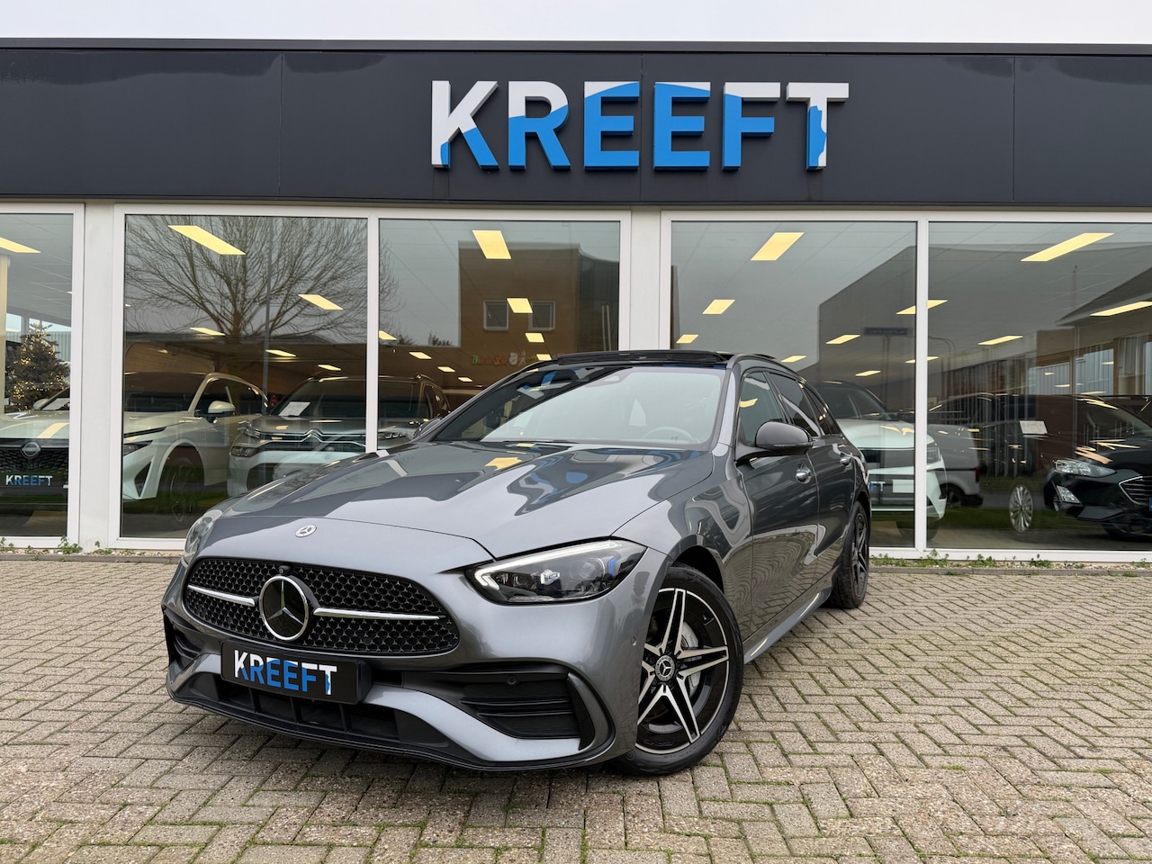 Mercedes-Benz C-klasse Estate - 300 e AMG Line Trekhaak | Pano | Stoelverkoeling | 360 - AutoWereld.nl