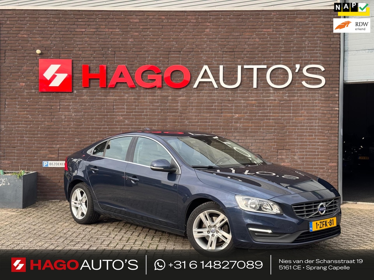 Volvo S60 - 2.0 D4 Momentum AUT/NAVI/CRUISE/TREKHAAK/€6.600-NETTO - AutoWereld.nl