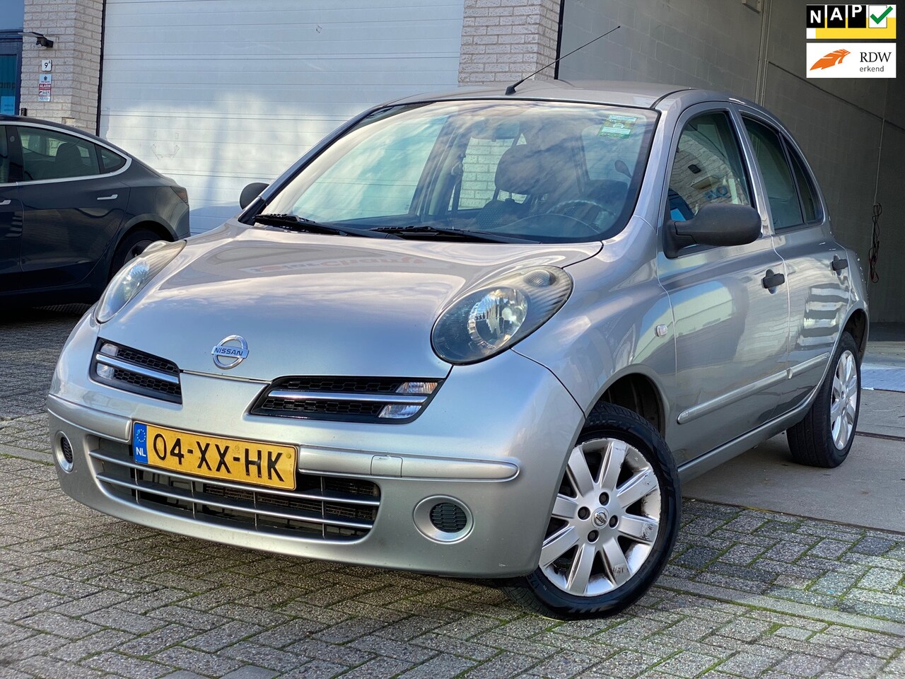 Nissan Micra - 1.2 ELLE/5drs/nap/3e EIG/ dealeronderhouden/ 1jaar apk/ airco/ EL-ramen/ zeer nette auto. - AutoWereld.nl
