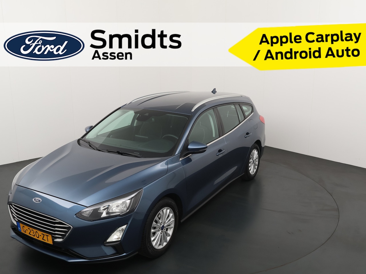 Ford Focus Wagon - EcoBoost 125pk Titanium | Clima | Cruise | Apple carplay | Android auto | Keyless | 16" LM - AutoWereld.nl