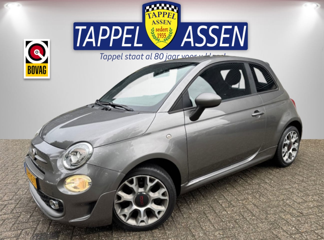 Fiat 500 - 0.9 TwinAir T Sport 80PK! - AutoWereld.nl