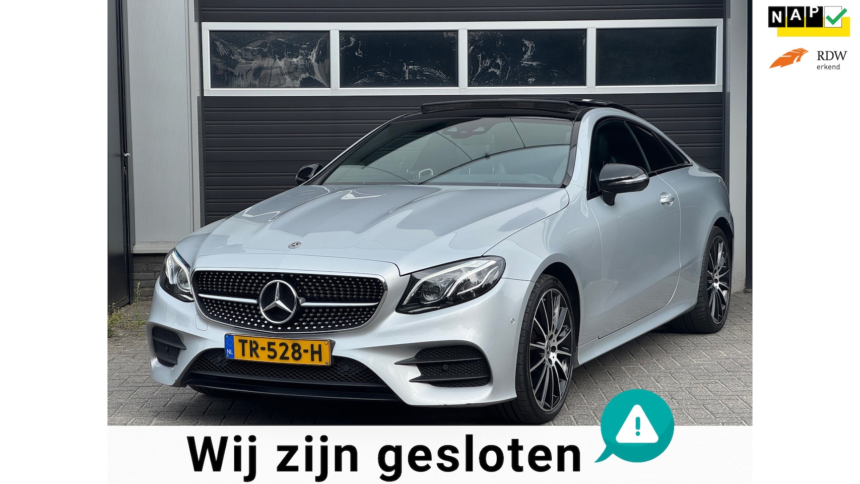 Mercedes-Benz E-klasse Coupé - 220 d Premium Multibeam, Pano, Adaptive Cruise, HUD, NAP - AutoWereld.nl