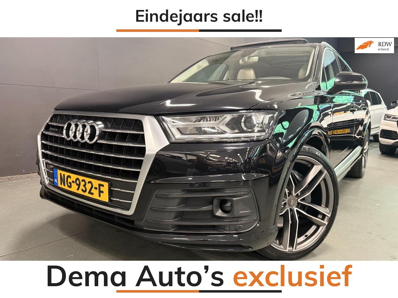 Audi Q7 - 3.0 TDI quattro Pro Line + S-LINE 7p 22'' PANO/LEDER/NAVI/CARPLAY/SFEERVERL/STOEL-VENTILAT - AutoWereld.nl