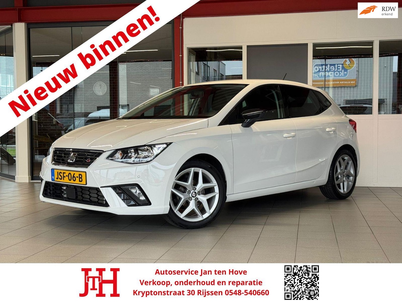 SEAT Ibiza - 1.0 TSI FR Business Intense*App-Connect*Cruise Control*Led*Sfeerverlichting* - AutoWereld.nl