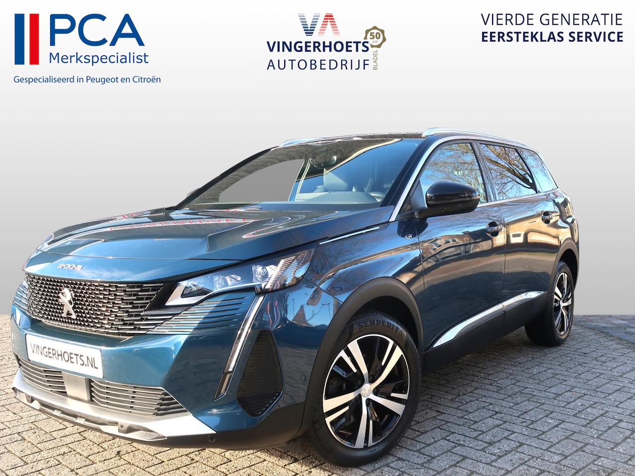 Peugeot 5008 - 130 Pk * GT * 7-Persoons * Super Luxe * Navigatie * Alcantara / Lederen Bekleding * Dodeh - AutoWereld.nl