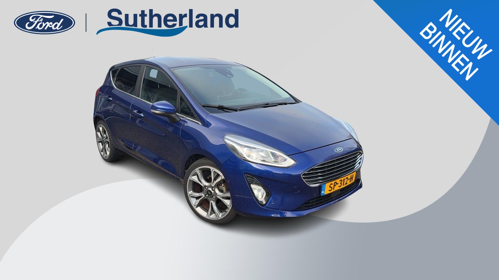 Ford Fiesta - 1.0 EcoBoost Titanium 100pk Automaat | Adaptieve Cruise | Winterpack | B& Audio | 18 inch - AutoWereld.nl