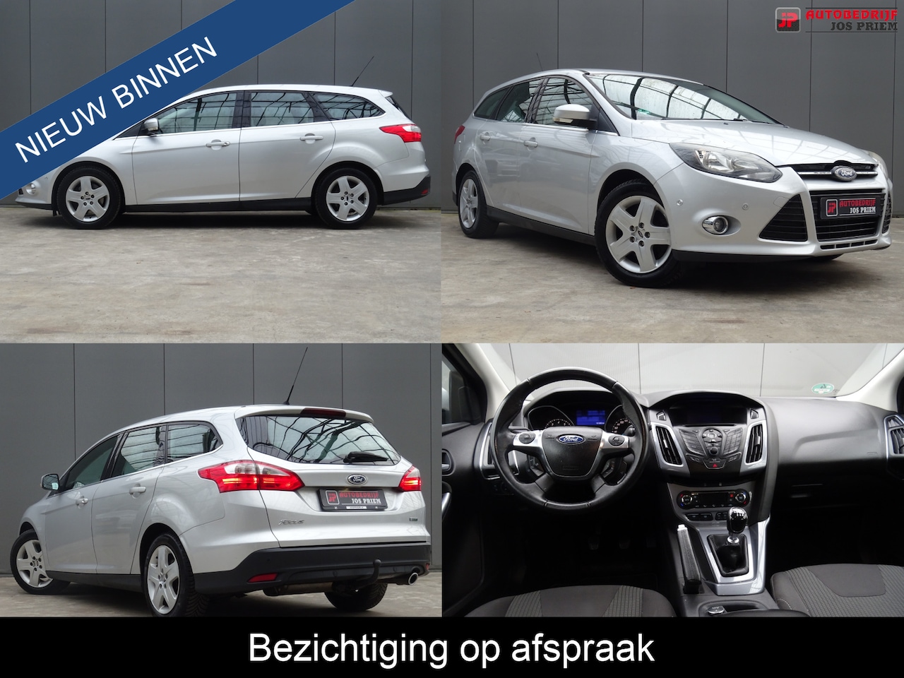 Ford Focus Wagon - 1.6 EcoBoost Lease Titanium * 150PK * TREKHAAK * ALLSEASON !! - AutoWereld.nl