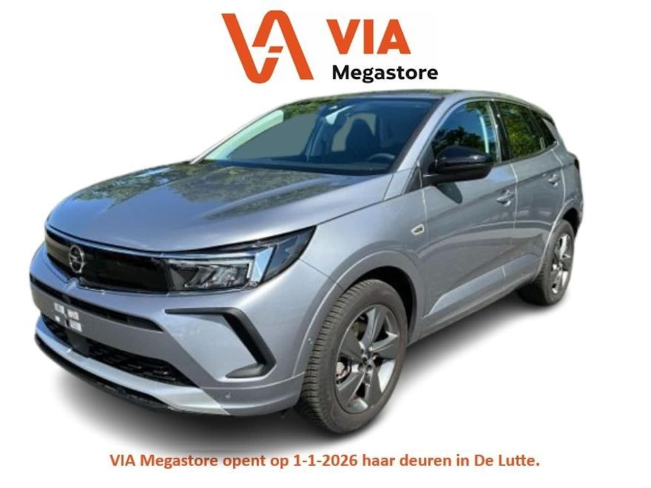 Opel Grandland - 1.2 Turbo Elegance App Connect | Halfleer | LED | Stoelverwarming + stuur | Lichtmetaal | - AutoWereld.nl