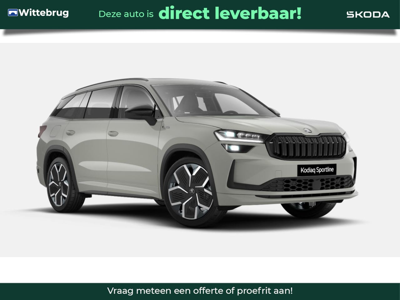 Skoda Kodiaq - 1.5 TSI PHEV Sportline Business / Trekhaak / Panoramadak / Comfort Pakket / Light & View P - AutoWereld.nl