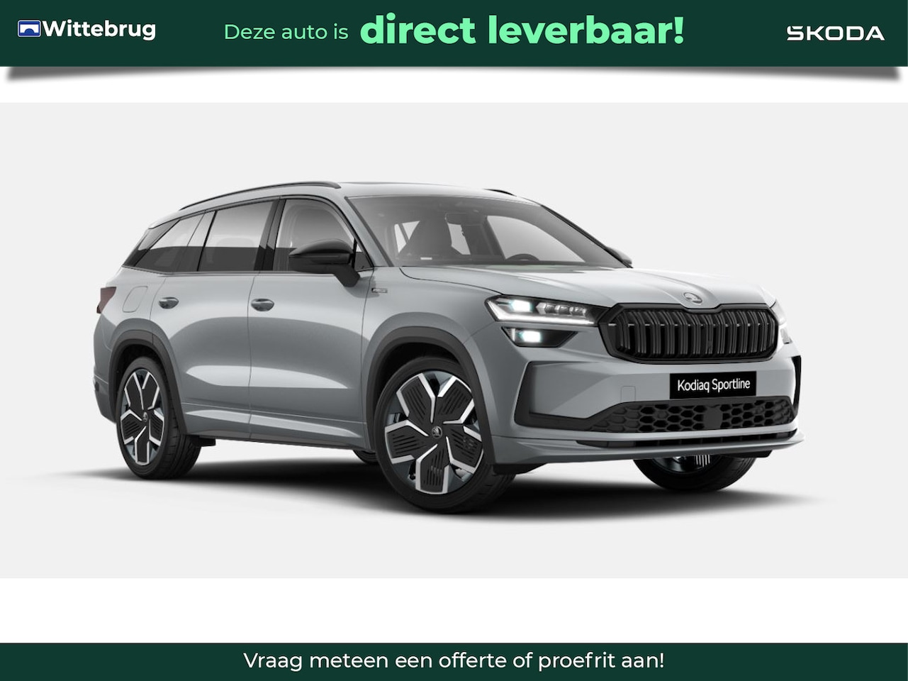 Skoda Kodiaq - 1.5 TSI PHEV Sportline Business / Trekhaak / Panoramadak / Comfort Pakket / Light & View P - AutoWereld.nl