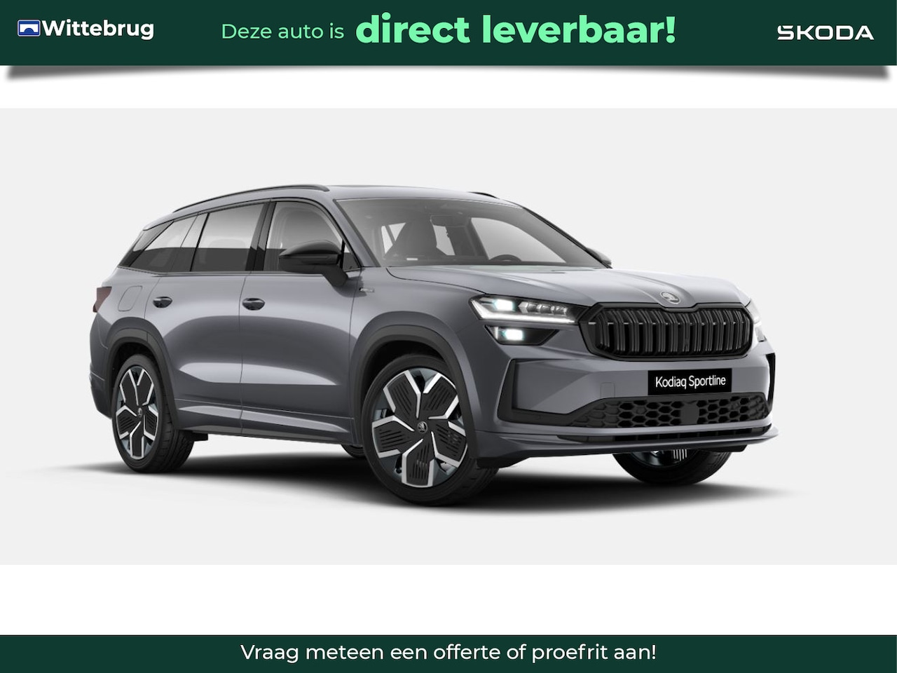 Skoda Kodiaq - 1.5 TSI PHEV Sportline Business / Trekhaak / Panoramadak / Comfort Pakket / Light & View P - AutoWereld.nl