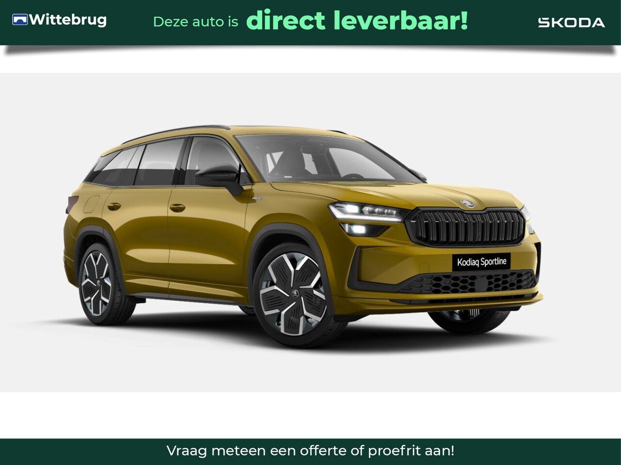 Skoda Kodiaq - 1.5 TSI PHEV Sportline Business / Trekhaak / Panoramadak / Comfort Pakket / Light & View P - AutoWereld.nl