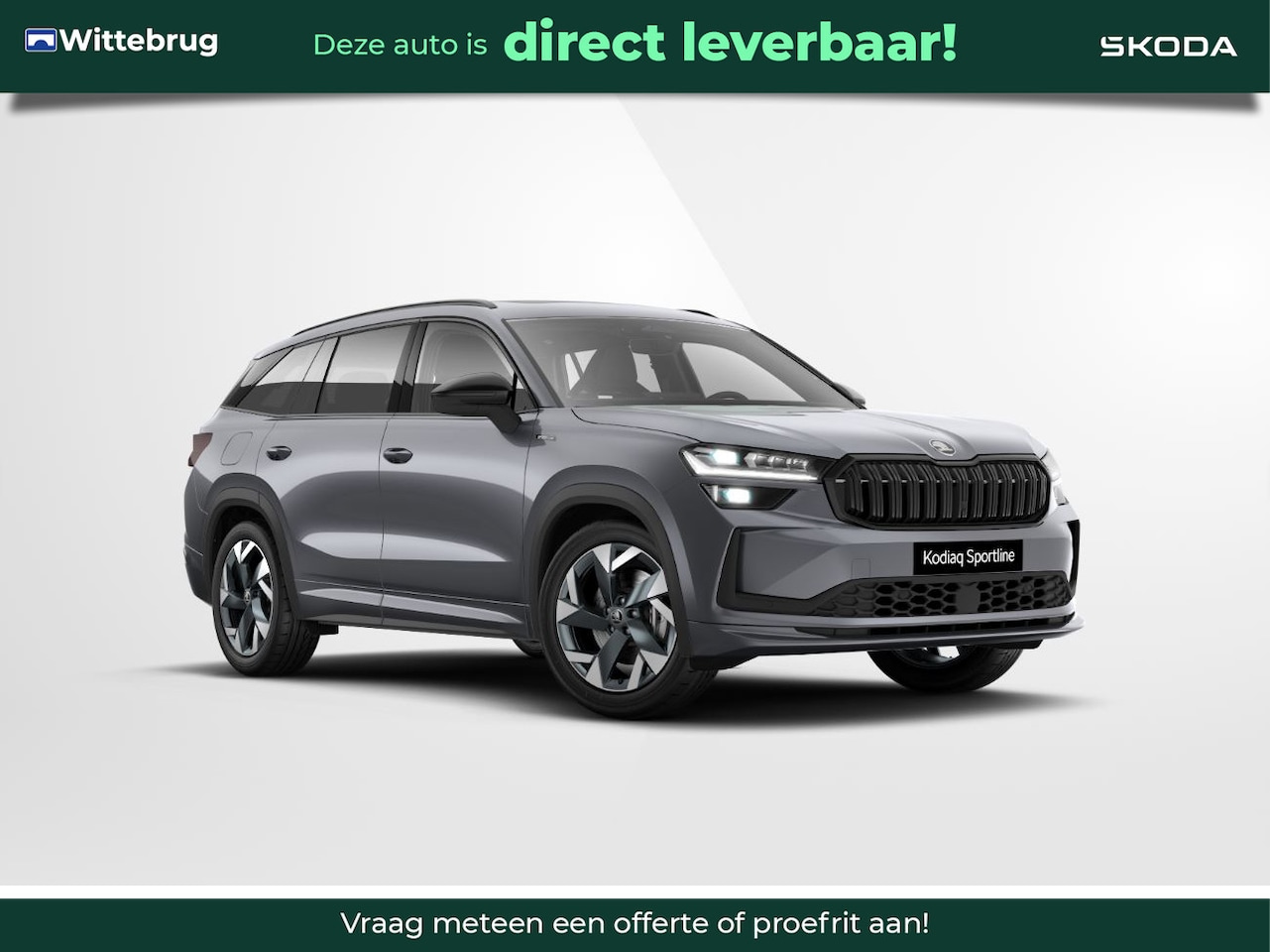 Skoda Kodiaq - 1.5 TSI PHEV Sportline Business / Trekhaak / Panoramadak / Comfort Pakket / Winter Pakket - AutoWereld.nl