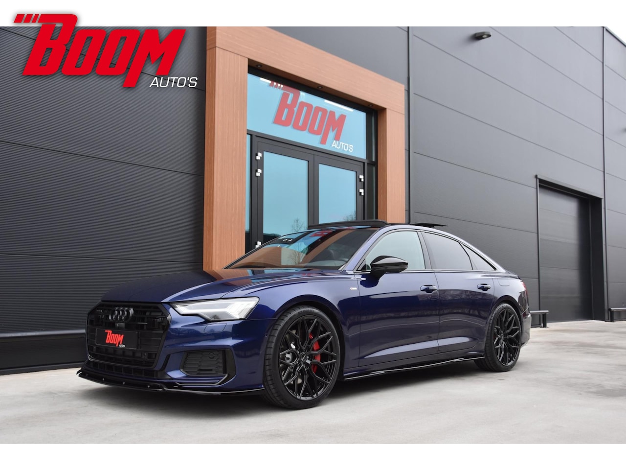 Audi A6 Limousine - 55 TFSI e quattro Competition 3X S-Line S6 Style PANODAK|B&O|AMBIANCE|KEYLESS|ACC|CARPLAY - AutoWereld.nl