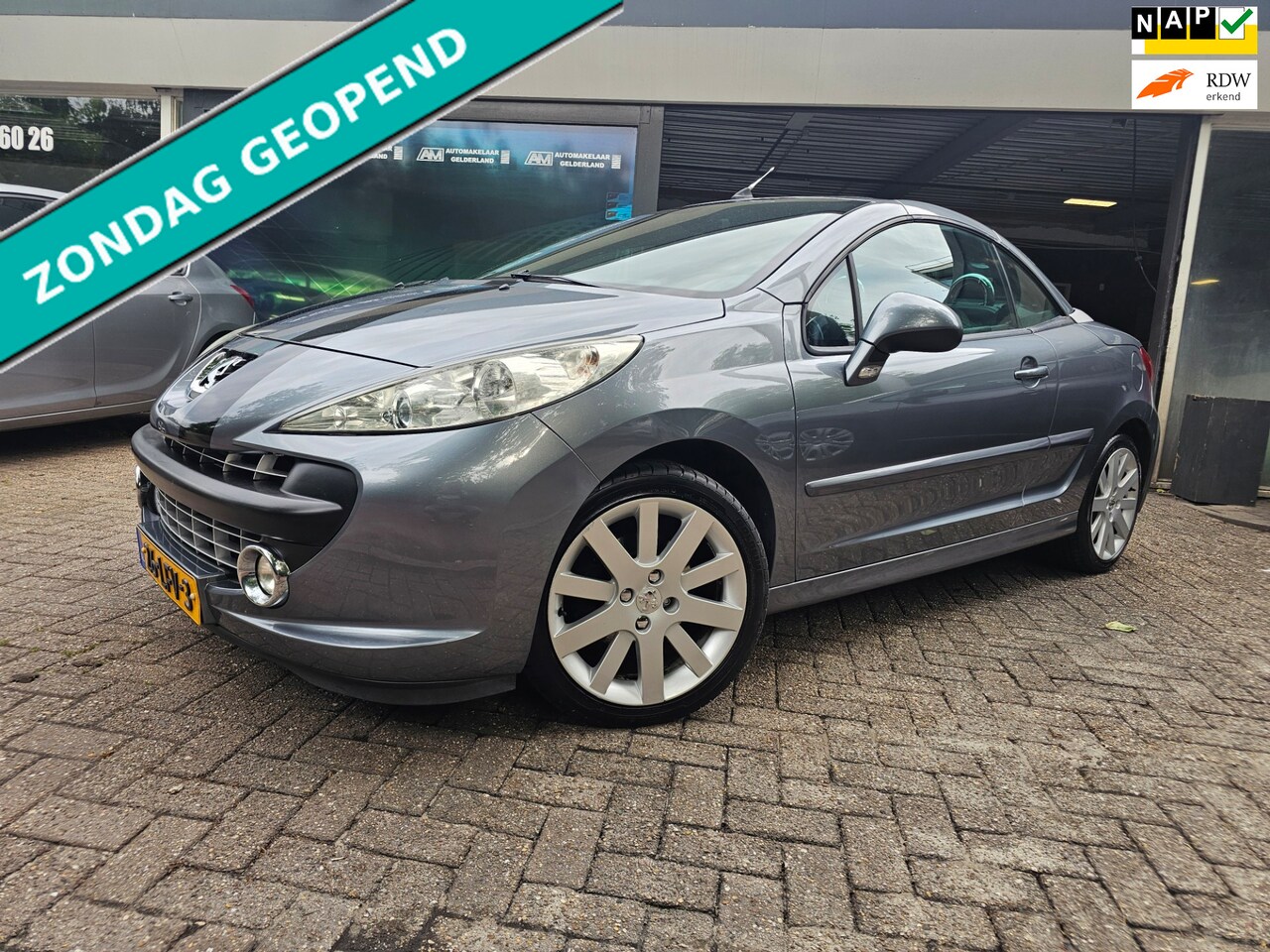 Peugeot 207 CC - 1.6-16V T Sport|12 MND GARANTIE| AIRCO | NAVI | CRUISE | LMV | - AutoWereld.nl
