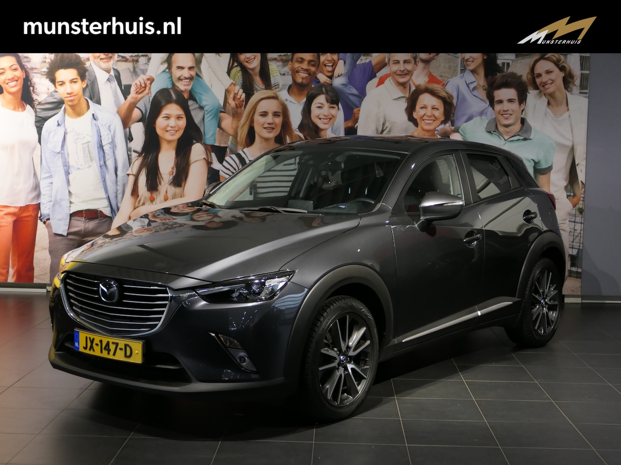 Mazda CX-3 - 2.0 SkyActiv-G 120 GT-M - Lederen bekleding - Head up display - Dode hoek - Stoelverwarmin - AutoWereld.nl
