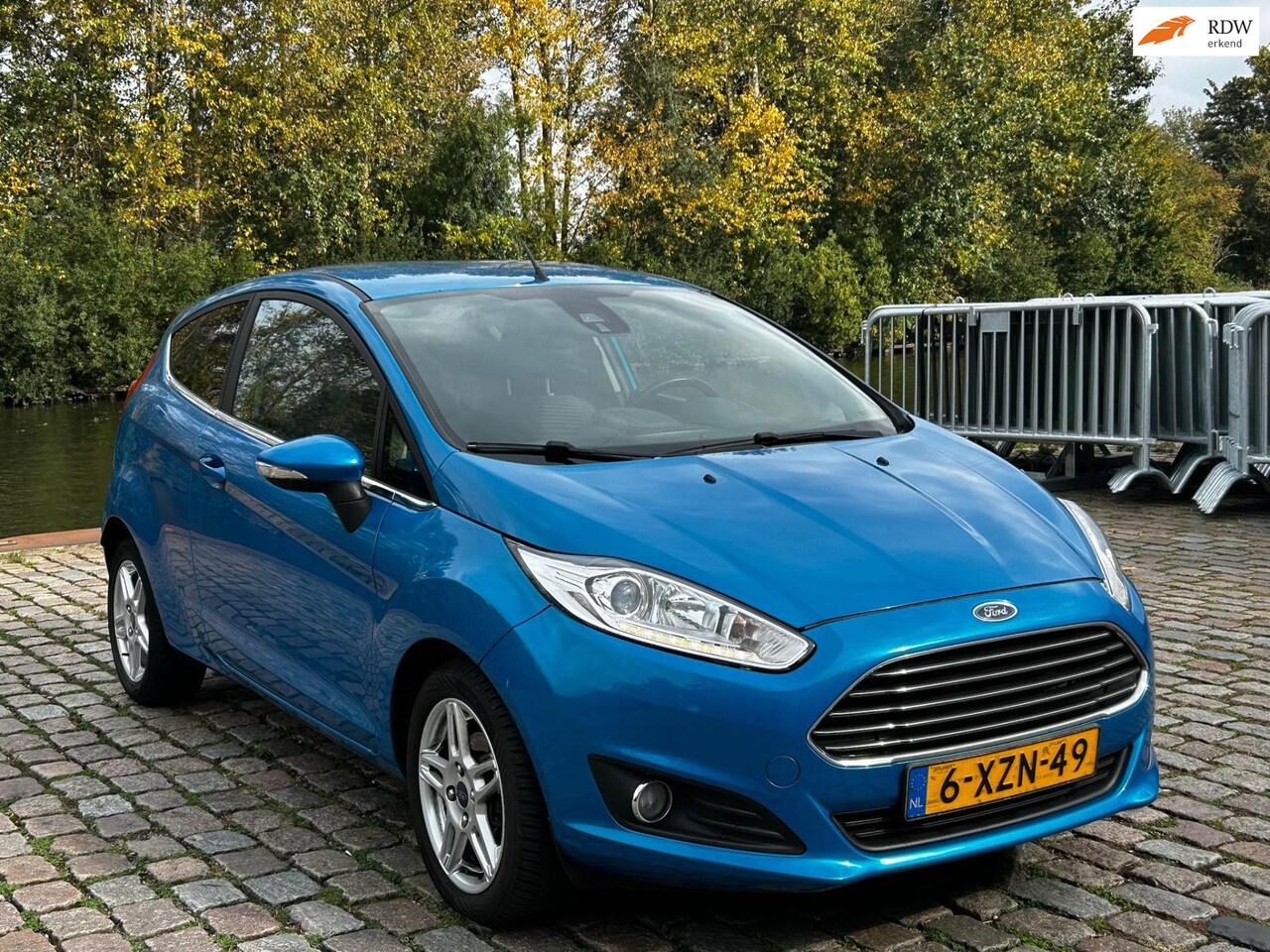 Ford Fiesta - 1.0 EcoBoost Titanium 2e eigenaar dealer onderhouden airco elektrische ramen cv op afs - AutoWereld.nl